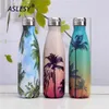 Custom Stainless Steel Bottle for Water Thermos Vacuum Insulated Cup Double-Wall Travel Drinkware Sports Flask 211109