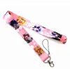 Anime Demon Kimetsu No Yaiba Neck Strap Lanyard Phone Mobile Chain Chain ID Badge Key Chains1239689