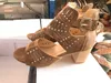 2021 Dames Sandalen Peep-Teen Lederen Schoenen Sexy Hol Hoge Hakken Platform Schoen Zomer Steentjes Kristallen Sandaal met Metalen Gesp Grootte 35-43