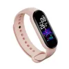 M5 M6 Braccialetti SmartWatch con banda intelligente impermeabile Schermo a colori LED HD Cardiofrequenzimetro Fitness Tracker Braccialetto intelligente per la salute