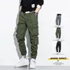 Spring Men Cotton Cargo Pants Autumn Jogger Outdoor Tactical Military Pants Casual Fashion Loose Plus Size Pants Men