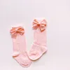 スパニッシュガールズ弓ソックスメッシュ移動リングカーフ子供ミドルチューブソックスボウキッズSOCKS9255