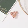 Fits Pandora Sterling Silver Bracelet 20pcs Rose Gold Crown Pumpkin Carriage Crystal Beads Charms For European Snake Charm Chain Fashion DIY Jewelry Wholesale