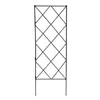 Outros suprimentos de jardim 3 pcs planta dobrável arco escalada trellis quadro flor apoio crescimento metal parede parede preto hfing