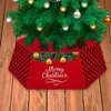 Non-woven Fabric Christmas Tree Collar, Square,Willow Christmas Tree Skirt For Home Decoration in Winter and New Year,15.7x11.8 inch x6pcs
