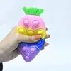 Nouveau antistress Rainbow Ball Push Bubble Toys Propreser 3D Ball Kid Kid Stress Relief Toy W09409137