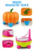 Arrival 3 Colors Cute Pumpkin Style Designer Toilet Seat for Children with High Quality Children's Training Device