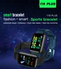 116 Plus Smartwatch, Fitness-Armband, Herzfrequenz-Blutdruckuhr, intelligentes Armband, Sportuhren, intelligente wasserdichte Smartwatch