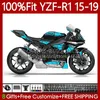 OEM-общеизлияние для Yamaha YZF-R1 YZF R 1 1000CC YZF1000 2015 2016 2017 2018 2019 Bodywork 104NO.76 YZF R1 1000 C 15-19 YZF-1000 YZFR1 15 16 17 18 18 19 УНАКОВОЙ КОЛИ