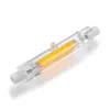 2021 Ampoule LED R7S Tube de verre 118MM 40W 30W 78MM 20W 15W COB Lampe de maïs J78 J118 Remplacer l'éclairage halogène 55W 95W AC 220V Lampadas