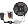 5 متر 300 المصابيح غير ماء rgb led قطاع ضوء 3528 DC12V 60 المصابيح / م الإضاءة مرنة سلسلة الشريط الشريط مصباح الديكور المنزل مصباح