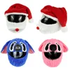 Dla kasku motocyklowego Christmas Cartoon Decoration Santa Claus Pokrywa ochronna Xmas Innowacyjne prezenty JJE10414