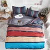 Classic Bedding Set Striped Room Decoration Twin Full Queen King Size (Duvet Cover+ Bed Flat Sheet + Pillow Case) 210706