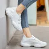 Flache Herren-Damen-Laufschuhe, Original-Jogging-Trainer, Mesh, erhöht, bequem, dicker Boden, Sport-Turnschuhe zum Gehen