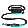 Hands Free Elastic Pet Dog Leash/Lead för små stora medelstora hundar Träning Löpning Running Jog Lead/Leashes Rope midjebälte R Collar Leashe