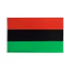 Black Lives Matter Drapeau panafricain afro-américain de haute qualité, vente au détail directe en usine, toile en polyester 3x5 pieds 90x150cm He2604