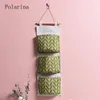 Storage Bags Polarina Fashionable Washable Hanging Bag Organizer With 3 Pocket And Key Hook