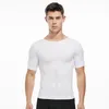 Intimo modellante per il corpo da uomo Uomo che dimagrisce Shaper Vest Top Corsetto in vita Ridurre la pancia Stomaco Shapewear Correttore di postura T-shirt attillata