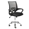 Furniture Office chair Mesh rotary Middle back working Ergonomically height adjustable computer with folding desk stool