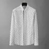 Marke Polka Dot Print Herrenhemd Langarm Business Kleid Formelle Hemden Slim Fit Social Casual Shirt Chemise Homme 210527