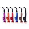 Newest Metal Hand Smoking Pipe Tool With Hidden Bowl Grinder Abrader Tobacco Cigarette Filter Pipes Accessories