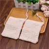 wholesale drawstring cotton mesh sisal soap exfoliating saver packaging net bags