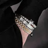 2022 nieuwe mannen armbanden keizerlijke kroon koning heren armband goud voor luxe charme mode manchet armband verjaardag juwelen merk ketting UXD8