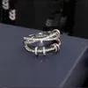 Luxurys Desingers Anello Anelli per dito indice Personalità della moda femminile Ins Design di nicchia alla moda Tempo di eseguire Internet Celebrity Ring E274I