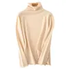 Skräddarsydd Sheep Cashmere Sweater Kvinnors Casual Långärmad Turtleneck Ull Pullover Vinter Ladies Bottoming Stickade Toppar 211007