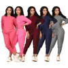 New Jogging suits Women tracksuits Fall winter Clothing long sleeve outfits pullover hoodiejoggers pants two Piece set Plus size 3XL Casual black sweatsuits 5830