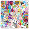 Pack van 50 stks groothandel schattige schattige ballonnen graffiti stickers voor bagage skateboard notebook helm waterfles auto stickers kinderen geschenken