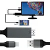 2M USB 3.1 USB C para HD Cabo Tipo-C para HD Conversor 4K 30Hz Gráficos de Vídeo Externos Adaptador de Cabo Estendido