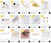 Fnixtar 20pcs 고품질 15mm 사각형 커프스 단추 스테인레스 스틸 거울 폴란드어 빈 커프스 단추 액세서리 만들기