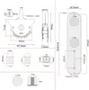 Alnicov 6 Struny Saddle Bridge Plate 3 Way Switch Control Plate Pickup Szyjka Zestaw do Gitaru Elektrycznego Fender Części zamienne