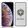 Bildschirmschutz für iPhone 15 Pro max 14 plus 13 Mini 12 11 xs xr x 8 7 se Lion Temperiertes Glas Vollkleber gebogene 9H Film Guard Explosion Premium Cover Shield