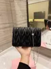 Cross Body Bags Women Wallet Fashion Purse High Qulity Handbag Gold Chain With Crystal Pleated Leather Small And Light Clutch 1021