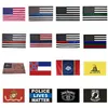 Amerika Yıldızlar ve Çizgili Polis Bayrakları 2. Değişiklik Vintage Amerikan Bayrağı Polyester ABD Konfederasyon Bannerlar Cyz3272 Okyanus Taşımacılığı