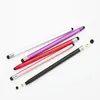 Universal Pencil Double Silicone Head Touch Capacitive Screen Stylus Pen för surfplatta smartphone