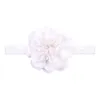 Baby Girls Headbands Chiffon Children Elastic Hair Accessories Kids Headwear Head Piece Infant Toddler Hairbands Handmade Lily Flower KHA352