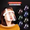 LED luce bellezza viso maschera strumento 7 colori facciale trattamento con terapia del fotone del viso per il ringiovanimento della pelle dell'acne antirughe