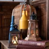 Candle Houders Glas Europees Retro Houder Designer Decor Lantern Taper Bruiloft Halloween Centro de Mesa Home Accessoires ZP50LZ