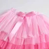 VIKITA bébé fille Tutu jupe enfants Tulle dentelle maille jupes automne printemps vêtements tout-petits gâteau jupes bébé filles jupe en couches 210331