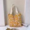 NXY Shopping Väskor Bolso de Mano Pana Suave Para Mujer Bolsa Compras Reutilizable Ecolgica Informal Plegable Ligera Floral Alta 0209