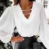 Sexy Ladies Tops Fashion Women Dames Blouses Female Vintage Shirt Elegant Designer Clothes Kawaii Korean Overshirt LH0485 210712