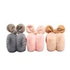 Soft Pouflin Ear Earp Hiver Cadmuffs pour Femmes Mode Bowknot Couleur Solide Écouteur EXTÉRIEUR PROTECTION COLLULT PROTECTION EAR Couvercle d'oreille