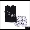 Baby Baby Maternity Drop Leverans 2021 Pojke Outfits Kläder Ställer Barnkläder Suit Printing Cartoon Boys Girls Rompers Shorts Sommar 02