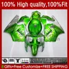 Injectie voor Kawasaki ZX1200 ZX 12R 1200cc Silvery Green ZX12R 02 03 04 05 06 52HC.21 ZX 12 R ZX-12R 2002 2003 2004 2005 2006 OEM-VALERINGEN