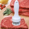 Meat Tenderizer Tool Stainless Steel Sturdy Sharp Needle Use for Kitchen Cooking Tenderizing Steak Beef Poultry BBQ WH0409