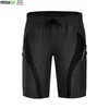 Pantalones cortos de ciclismo WOSAWE para deportes al aire libre para hombres, ropa interior acolchada de Gel 3D de ajuste holgado, bicicleta ligera de descenso MTB