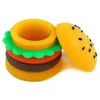 Conteneur de hamburger en silicone de 5 ml, bouteilles d'emballage, boîte de rangement antiadhésive pour pot de cire d'huile Dab3031607